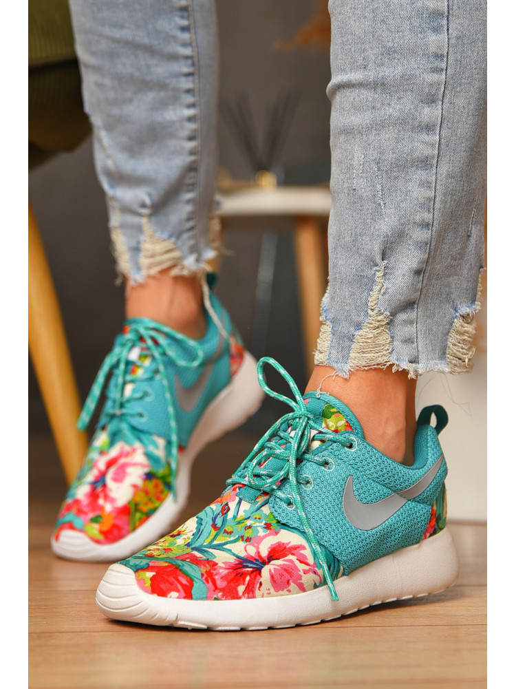 Кроссовки женские бирюзового цвета 511882-020 207588C