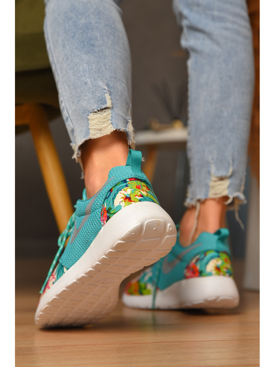 Кроссовки женские бирюзового цвета 511882-020 207588C