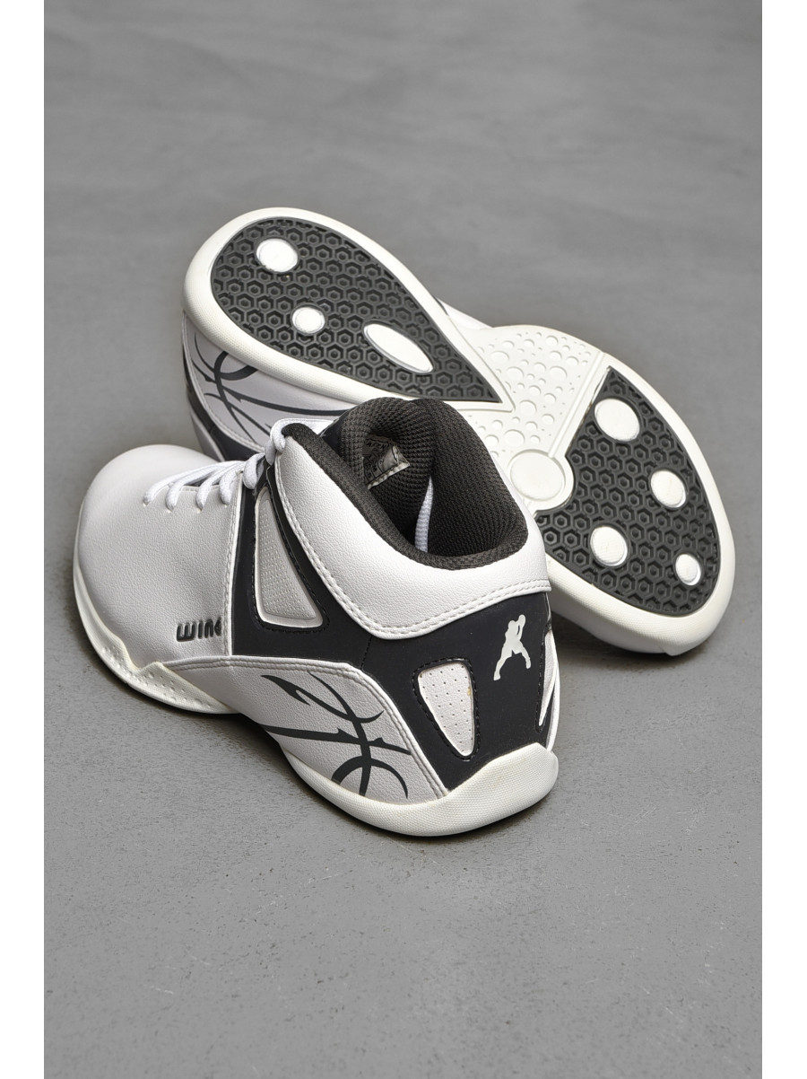 Кроссовки подросток для мальчика белого цвета 678-2 207604C