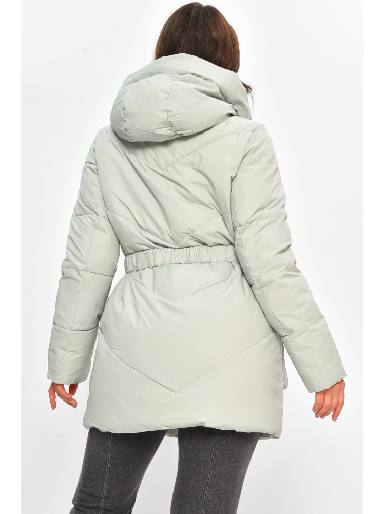 Куртка женская однотонная зимняя мятного цвета VL23-106 207699C Куртка женская однотонная зимняя мятного цвета VL23-106 207699C