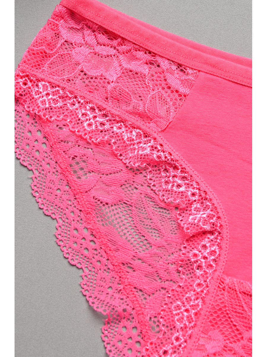 Труси жіночі гіпюрові малинового кольору 0311 207726C