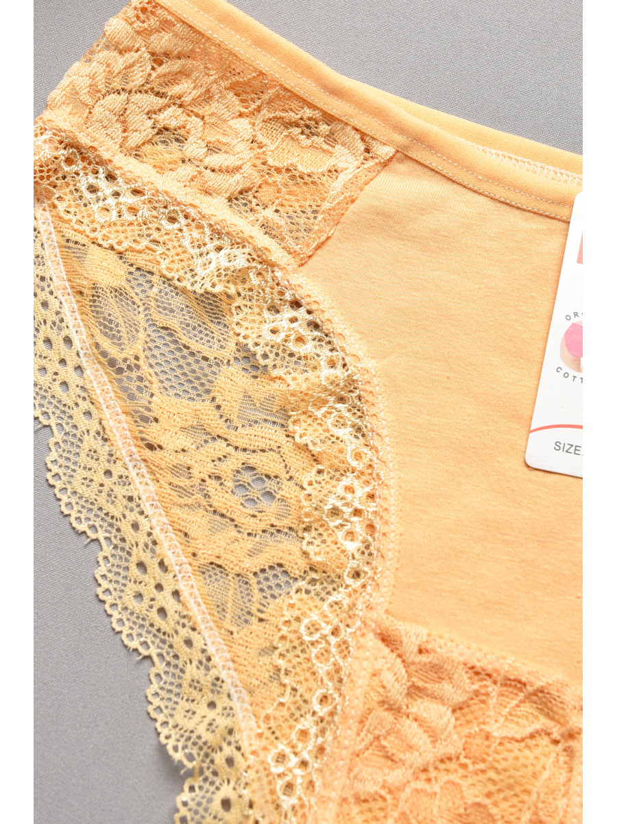 Труси жіночі гіпюрові бежевого кольору 0311 207727C