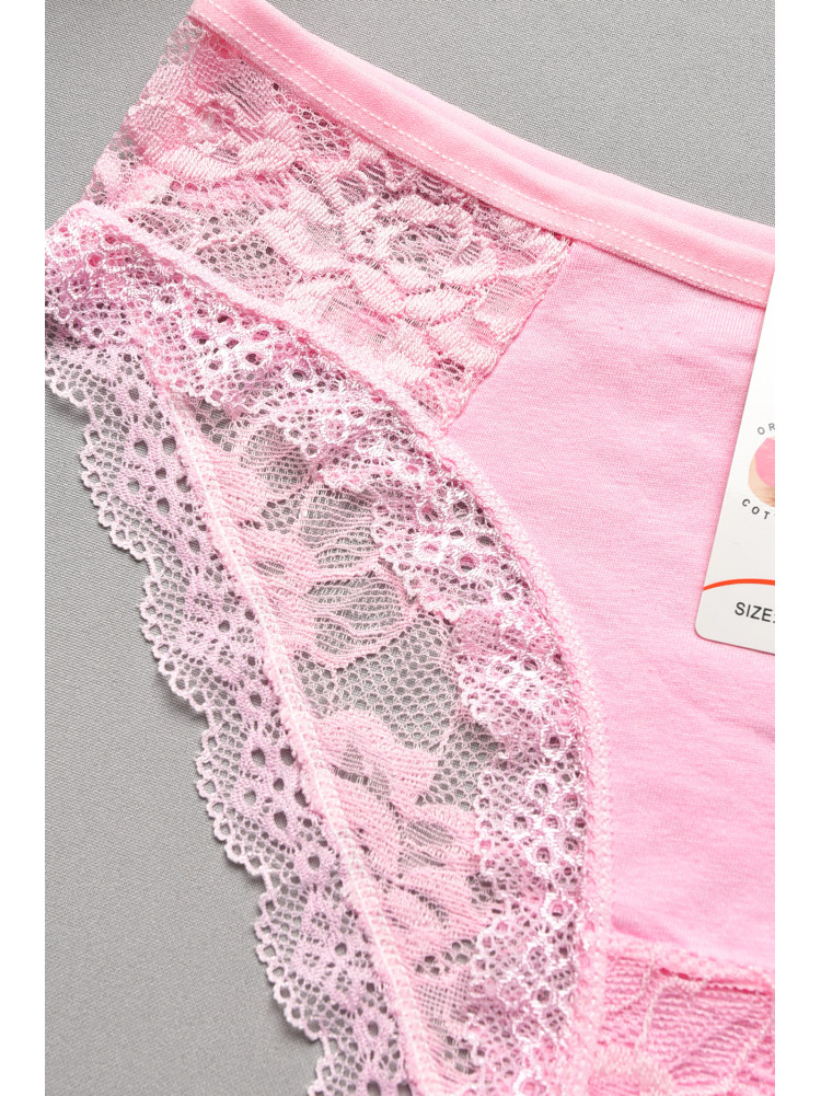 Труси жіночі гіпюрові рожевого кольору 0311 207728C