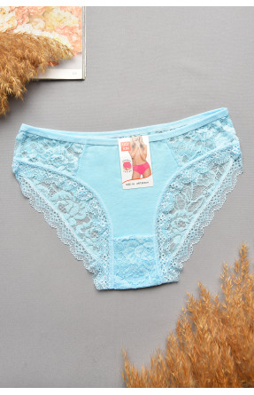 Труси жіночі гіпюрові блакитного кольору 0311 207730C Труси жіночі гіпюрові блакитного кольору 0311 207730C