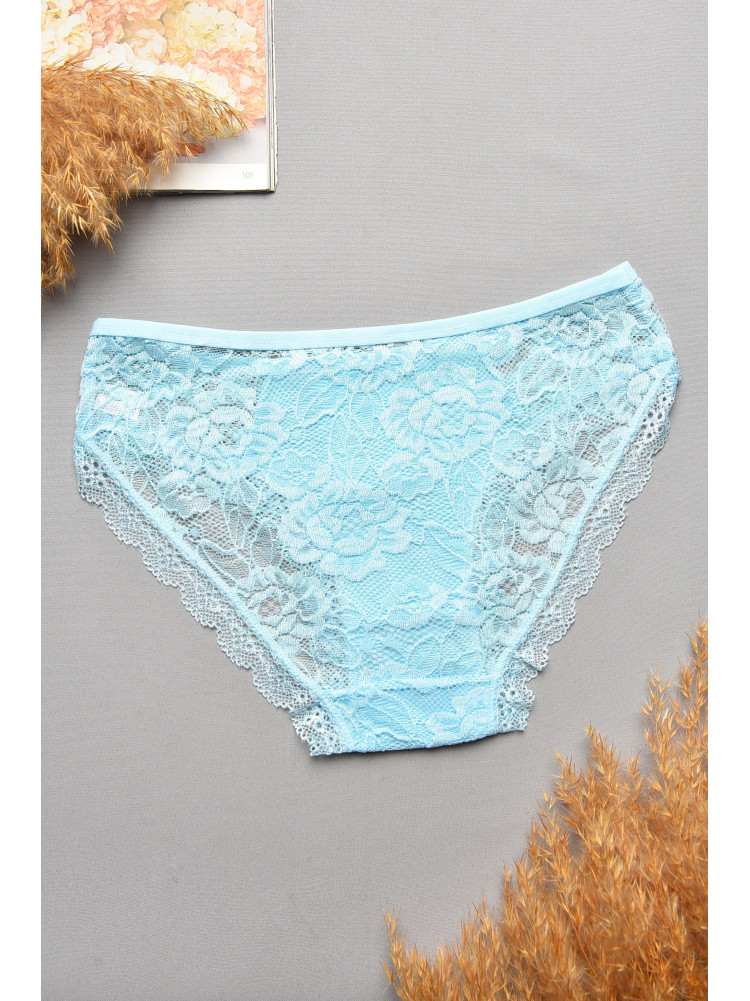 Труси жіночі гіпюрові блакитного кольору 0311 207730C