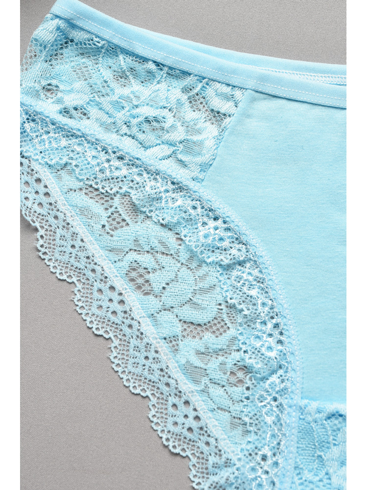Труси жіночі гіпюрові блакитного кольору 0311 207730C