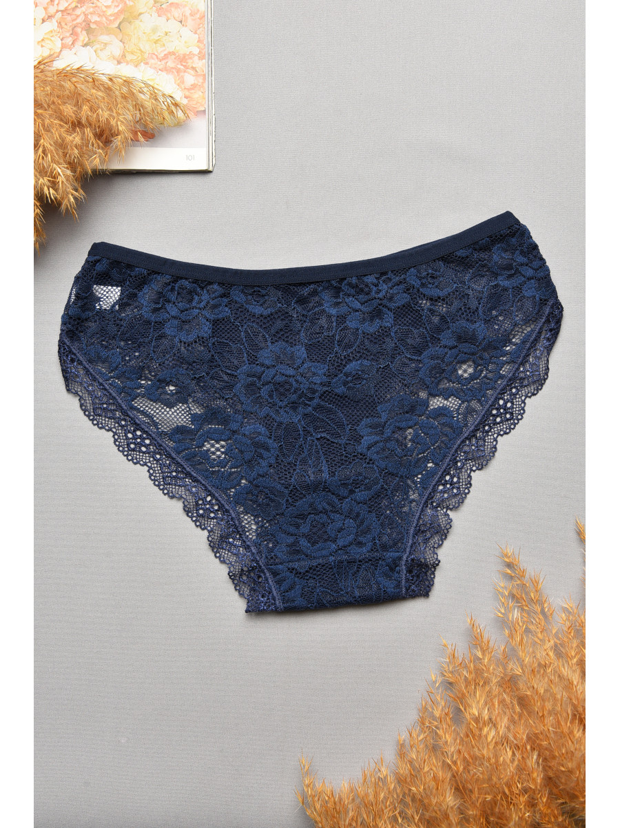 Труси жіночі гіпюрові темно-синього кольору 0311 207732C Труси жіночі гіпюрові темно-синього кольору 0311 207732C