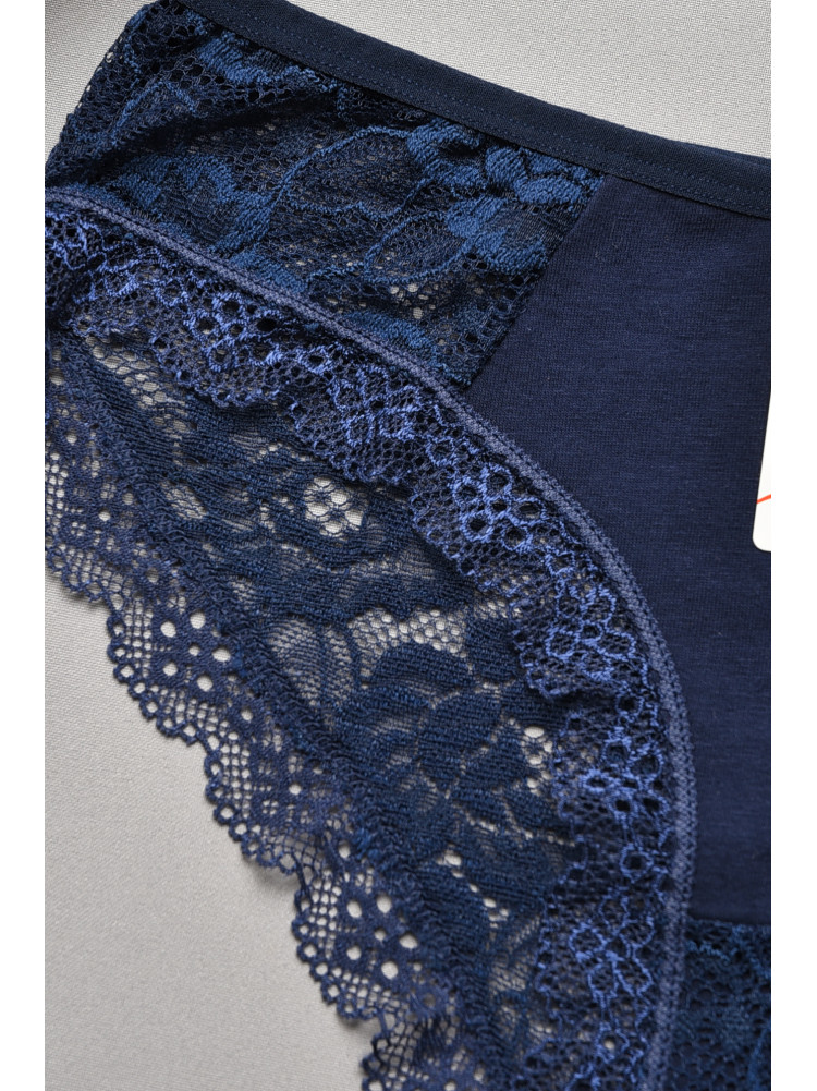Труси жіночі гіпюрові темно-синього кольору 0311 207732C Труси жіночі гіпюрові темно-синього кольору 0311 207732C