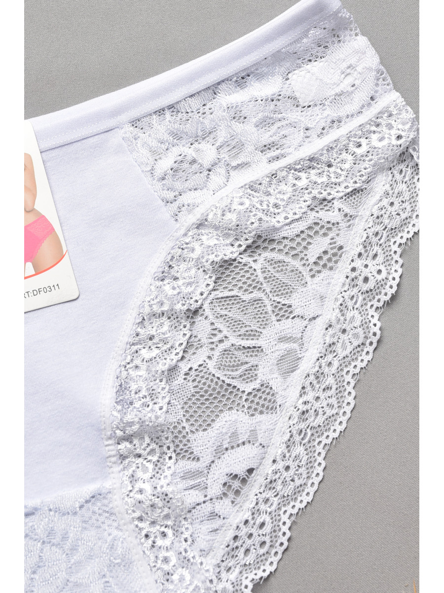 Труси жіночі гіпюрові білого кольору 0311 207733C Труси жіночі гіпюрові білого кольору 0311 207733C