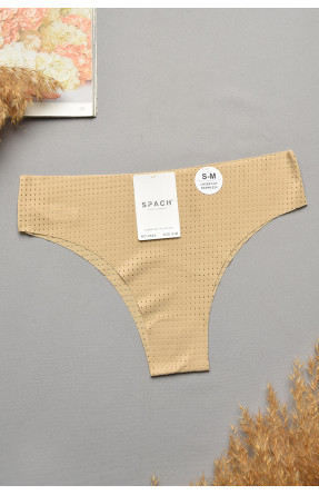Труси жіночі однотонні бежевого кольору 9884 207737C Труси жіночі однотонні бежевого кольору 9884 207737C