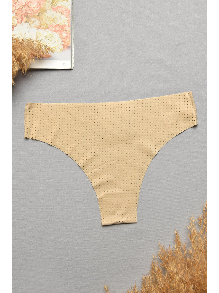 Труси жіночі однотонні бежевого кольору 9884 207737C Труси жіночі однотонні бежевого кольору 9884 207737C