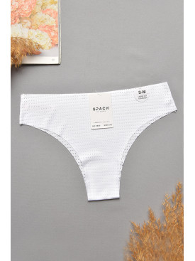 Трусы женские однотонные белого цвета 9884 207738C Трусы женские однотонные белого цвета 9884 207738C