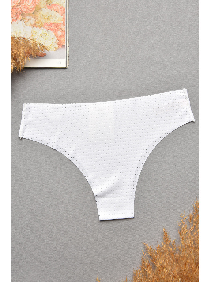 Труси жіночі однотонні білого кольору 9884 207738C Труси жіночі однотонні білого кольору 9884 207738C
