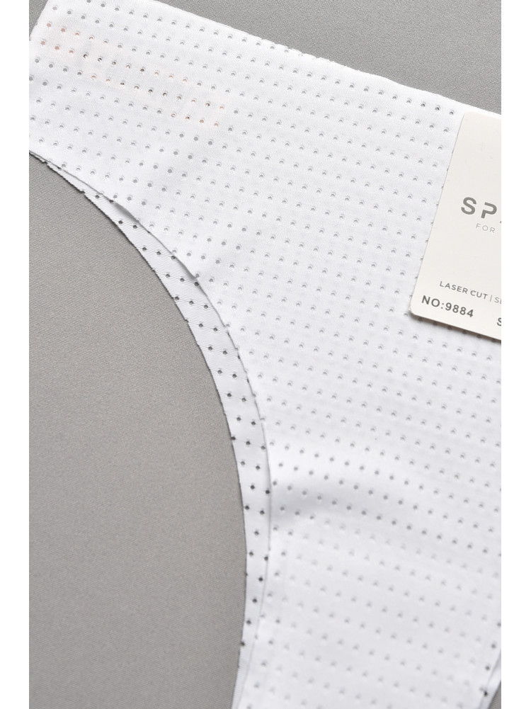 Труси жіночі однотонні білого кольору 9884 207738C Труси жіночі однотонні білого кольору 9884 207738C