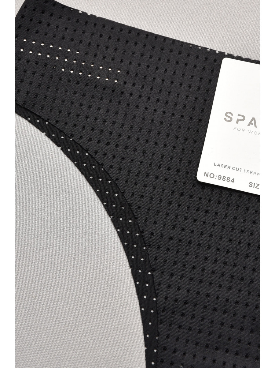 Труси жіночі однотонні чорного кольору 9884 207740C Труси жіночі однотонні чорного кольору 9884 207740C