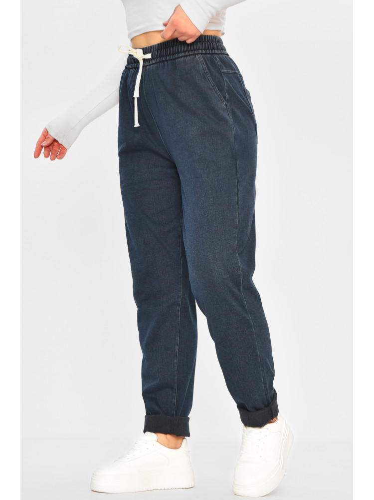 Штаны женские темно-синего цвета 582-2 207758C