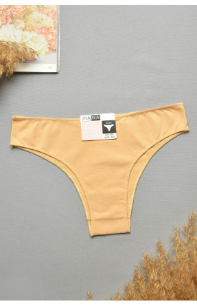 Труси жіночі однотонні бежевого кольору 534 207761C Труси жіночі однотонні бежевого кольору 534 207761C