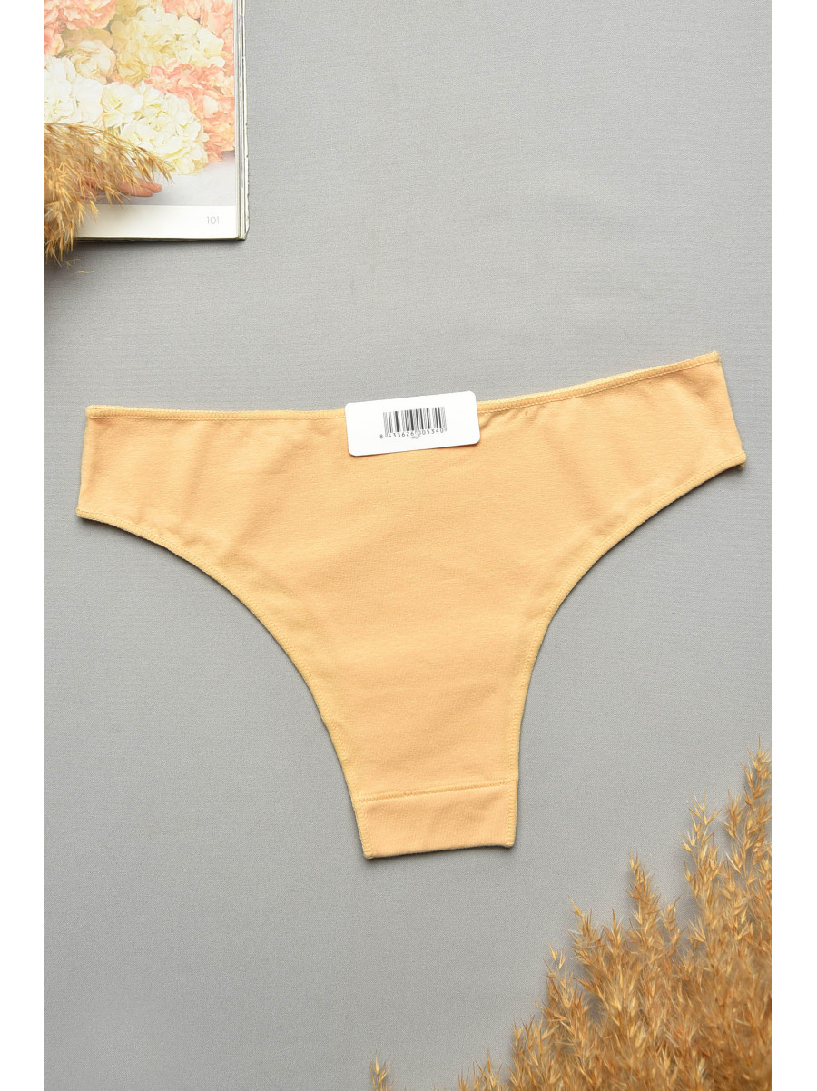 Труси жіночі однотонні бежевого кольору 534 207761C