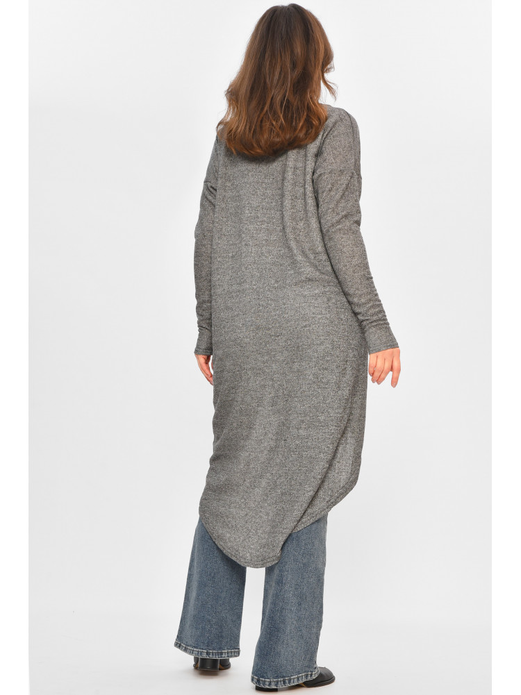 Кардиган жіночий напівбатальний сірого кольору 8274 207780C