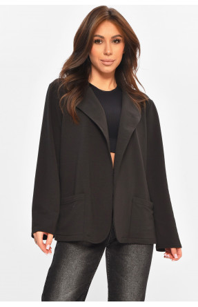 Кардиган жіночий однотонний чорного кольору 207785C Кардиган жіночий однотонний чорного кольору 207785C