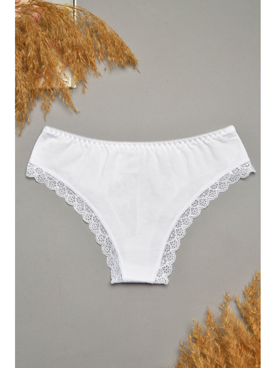 Трусы женские белого цвета с гипюровыми вставками 7900 207800C Трусы женские белого цвета с гипюровыми вставками 7900 207800C
