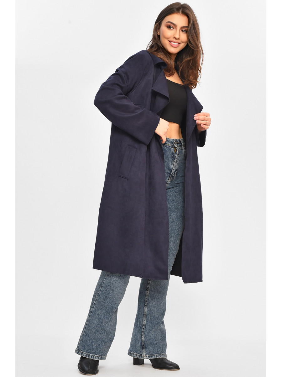 Кардиган жіночий напівбатальний темно-синього кольору. 8267 207807C