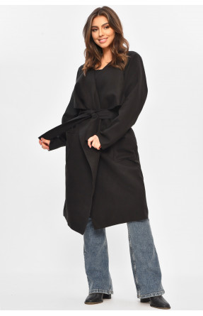 Кардиган жіночий однотонний чорного кольору 8140 207810C Кардиган жіночий однотонний чорного кольору 8140 207810C