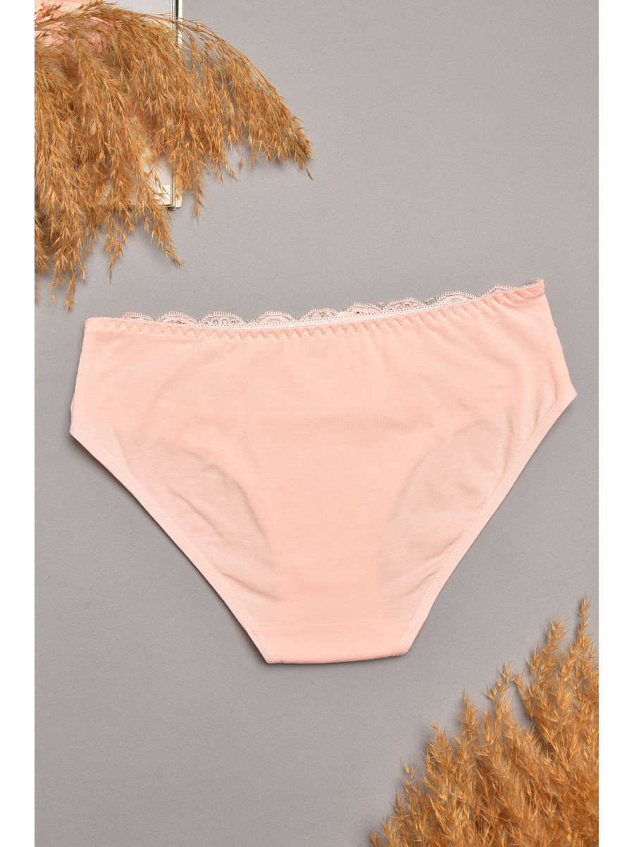 Трусы женские розового цвета с гипюровыми вставками 7882 207816C