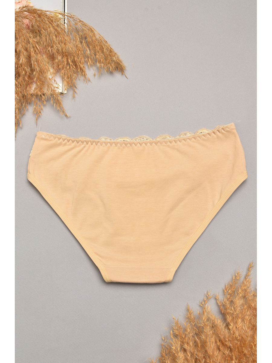 Трусы женские бежевого цвета с гипюровыми вставками 7882 207820C Трусы женские бежевого цвета с гипюровыми вставками 7882 207820C