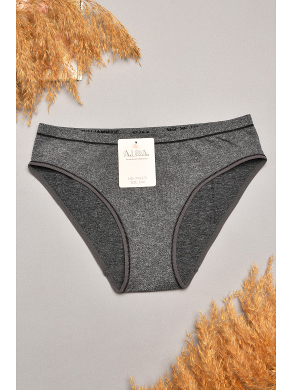 Трусы женские однотонные серого цвета 2372 207827C Трусы женские однотонные серого цвета 2372 207827C
