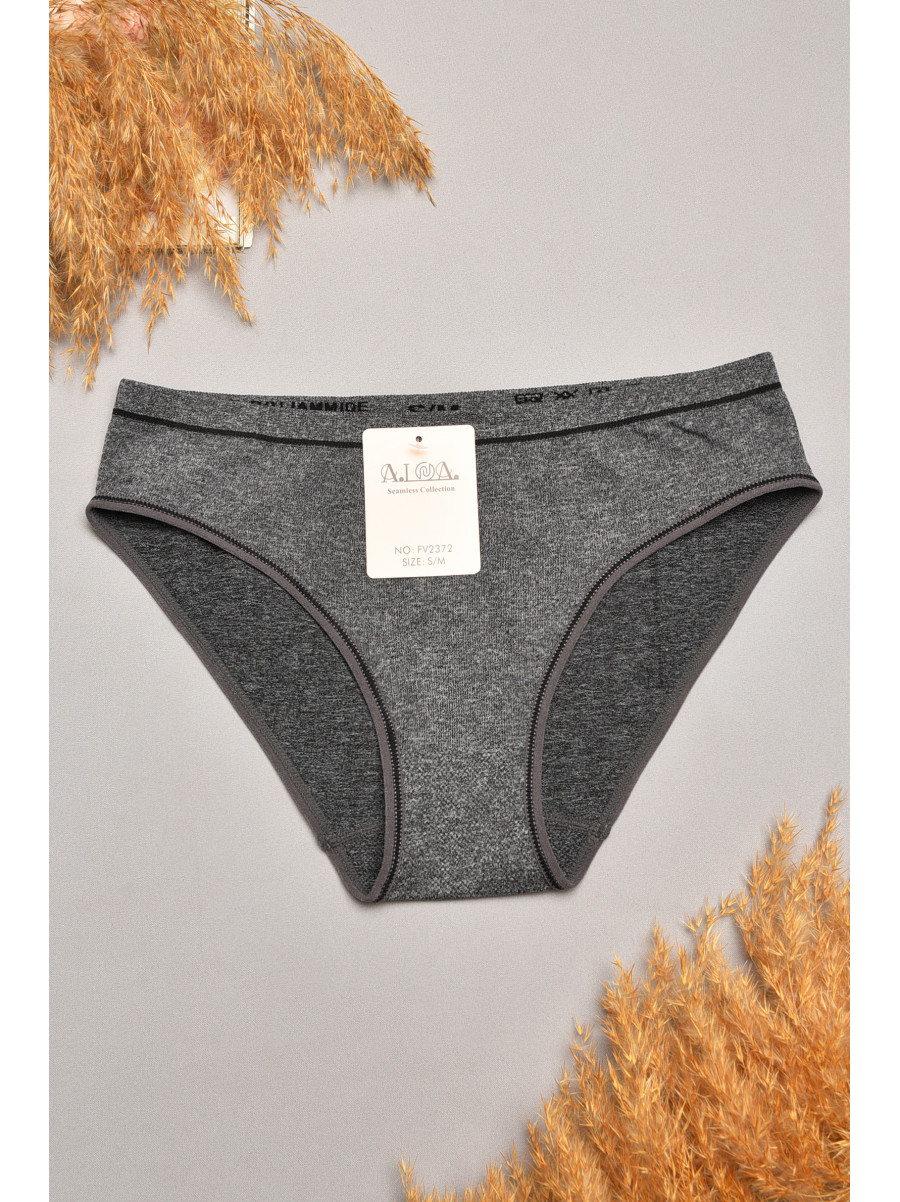 Трусы женские однотонные серого цвета 2372 207827C Трусы женские однотонные серого цвета 2372 207827C