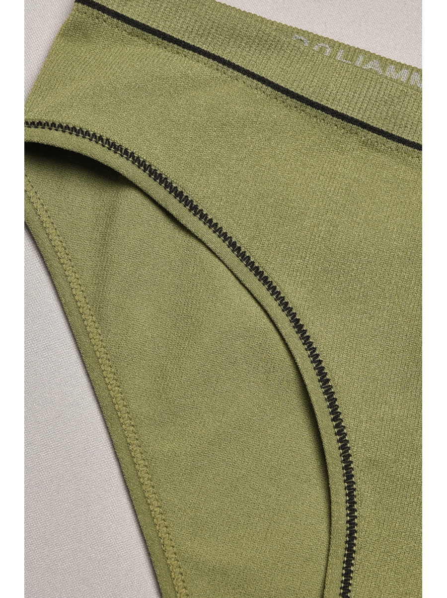 Трусы женские однотонные цвета хаки 2372 207834C