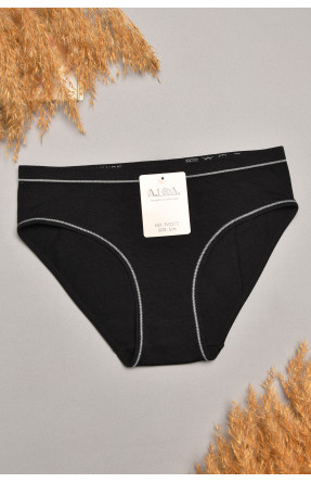 Трусы женские однотонные черного цвета 2372 207835C Трусы женские однотонные черного цвета 2372 207835C