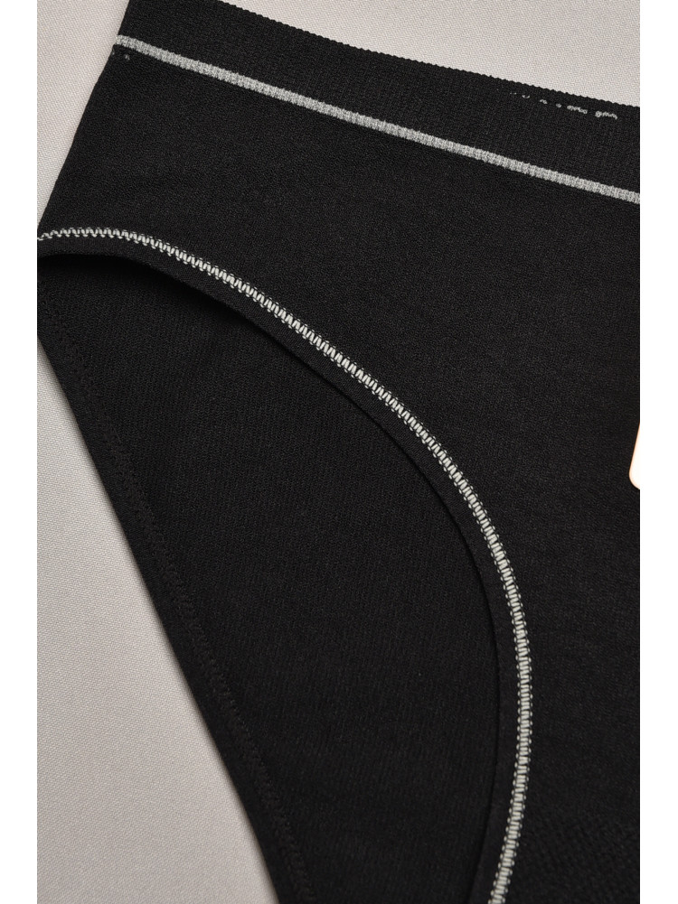 Трусы женские однотонные черного цвета 2372 207835C