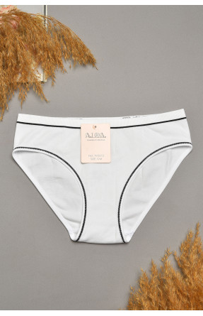 Трусы женские однотонные белого цвета 2372 207836C Трусы женские однотонные белого цвета 2372 207836C