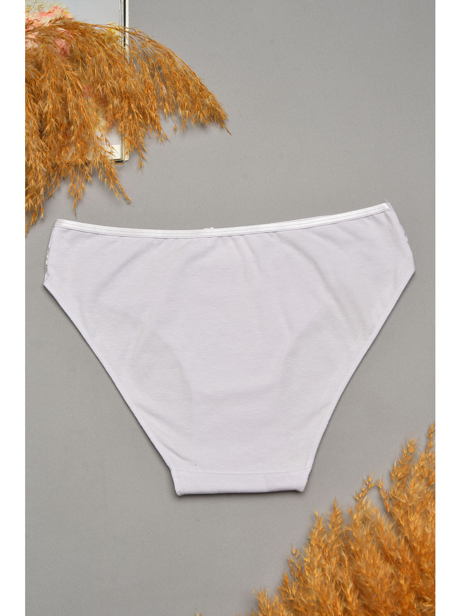 Трусы женские сиреневого цвета с гипюровыми вставками 35212 207840C