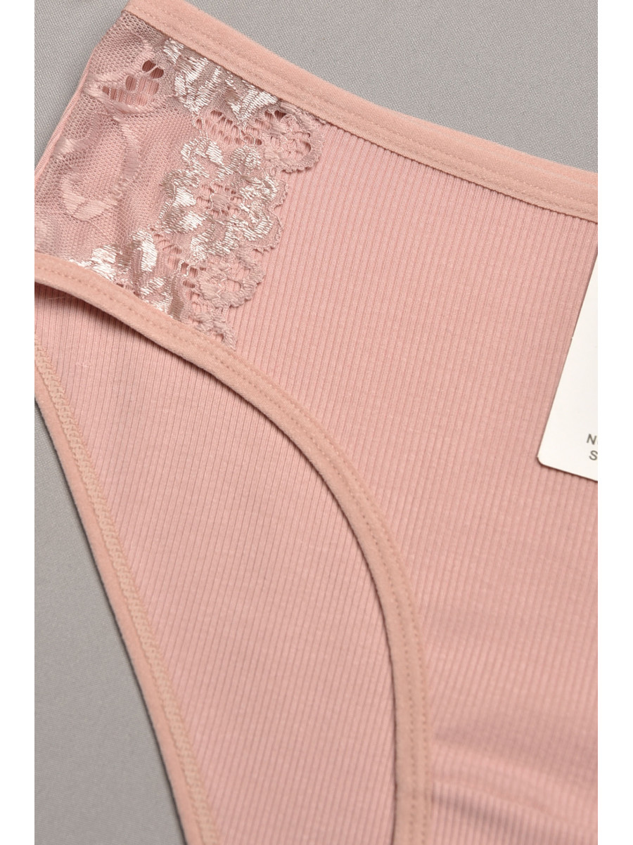 Трусы женские однотоные пудрового цвета 5965 207844C