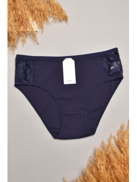 Труси жіночі однотонні темно-синього кольору 5965 207846C Труси жіночі однотонні темно-синього кольору 5965 207846C