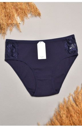 Труси жіночі однотонні темно-синього кольору 5965 207846C Труси жіночі однотонні темно-синього кольору 5965 207846C