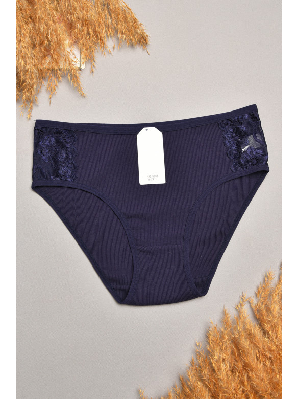 Труси жіночі однотонні темно-синього кольору 5965 207846C Труси жіночі однотонні темно-синього кольору 5965 207846C