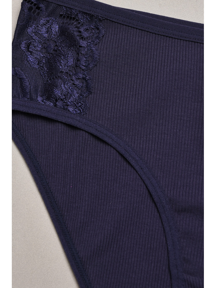 Труси жіночі однотонні темно-синього кольору 5965 207846C Труси жіночі однотонні темно-синього кольору 5965 207846C