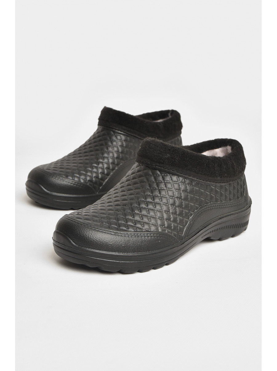 Калоші чоловічі на хутрі чорного кольору ГП-26 207847C