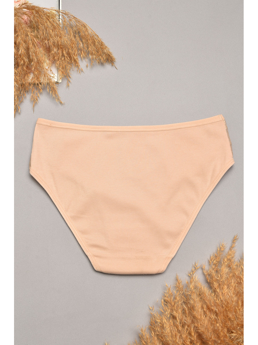 Труси жіночі однотонні бежевого кольору 5965 207849C Труси жіночі однотонні бежевого кольору 5965 207849C