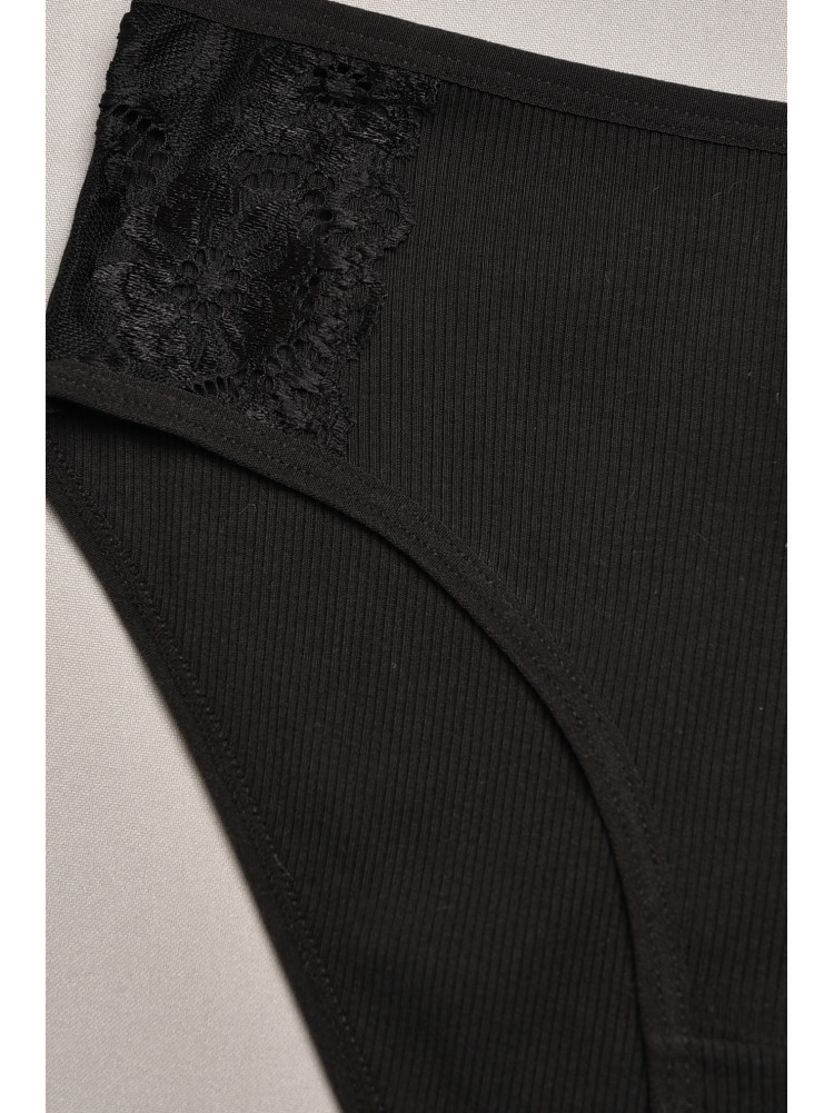 Труси жіночі однотонні чорного кольору 5965 207850C Труси жіночі однотонні чорного кольору 5965 207850C