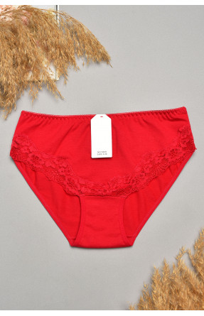 Труси жіночі бордового кольору з гіпюровими вставками 8849 207861C Труси жіночі бордового кольору з гіпюровими вставками 8849 207861C