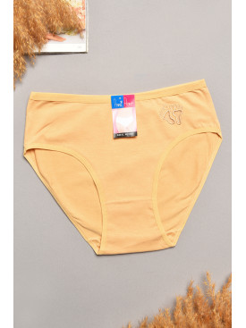 Труси жіночі напівбатальні бежевого кольору 003 207864C