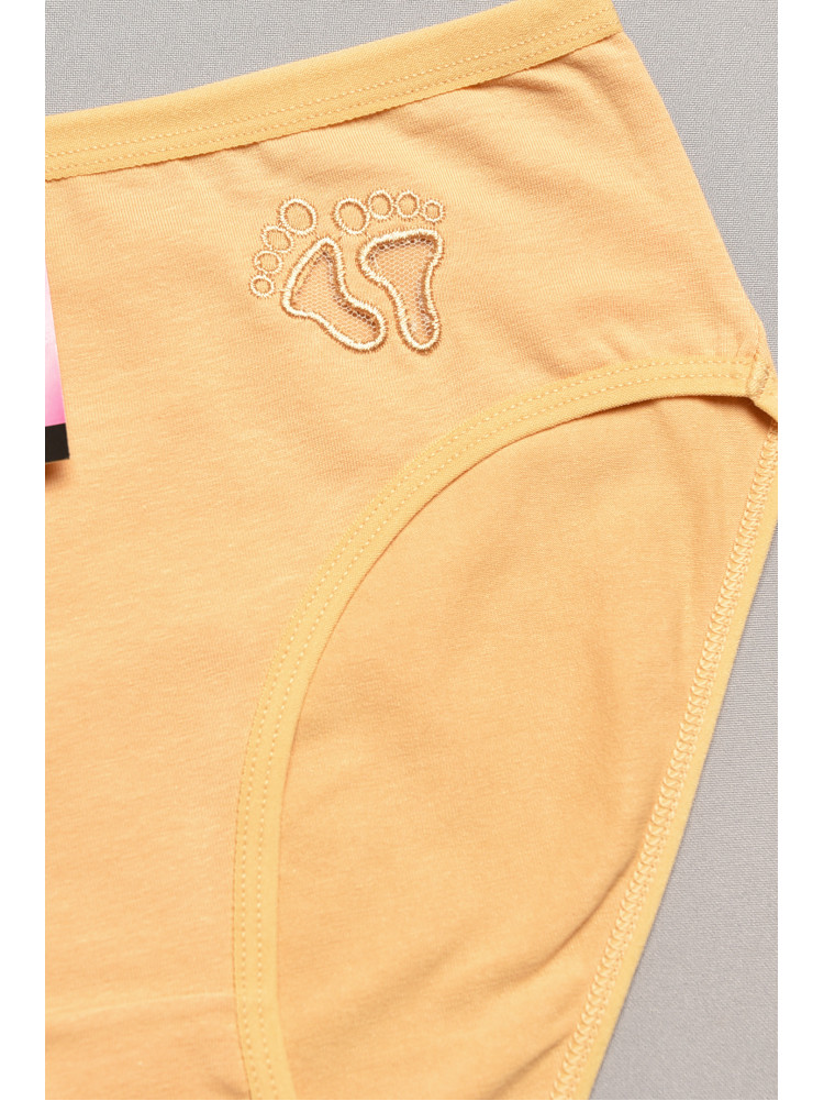 Трусы женские полубатальные бежевого цвета 003 207864C