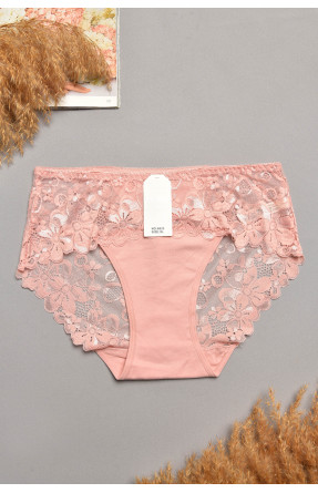Трусы женские полубатальные розового цвета 6823 207870C Трусы женские полубатальные розового цвета 6823 207870C