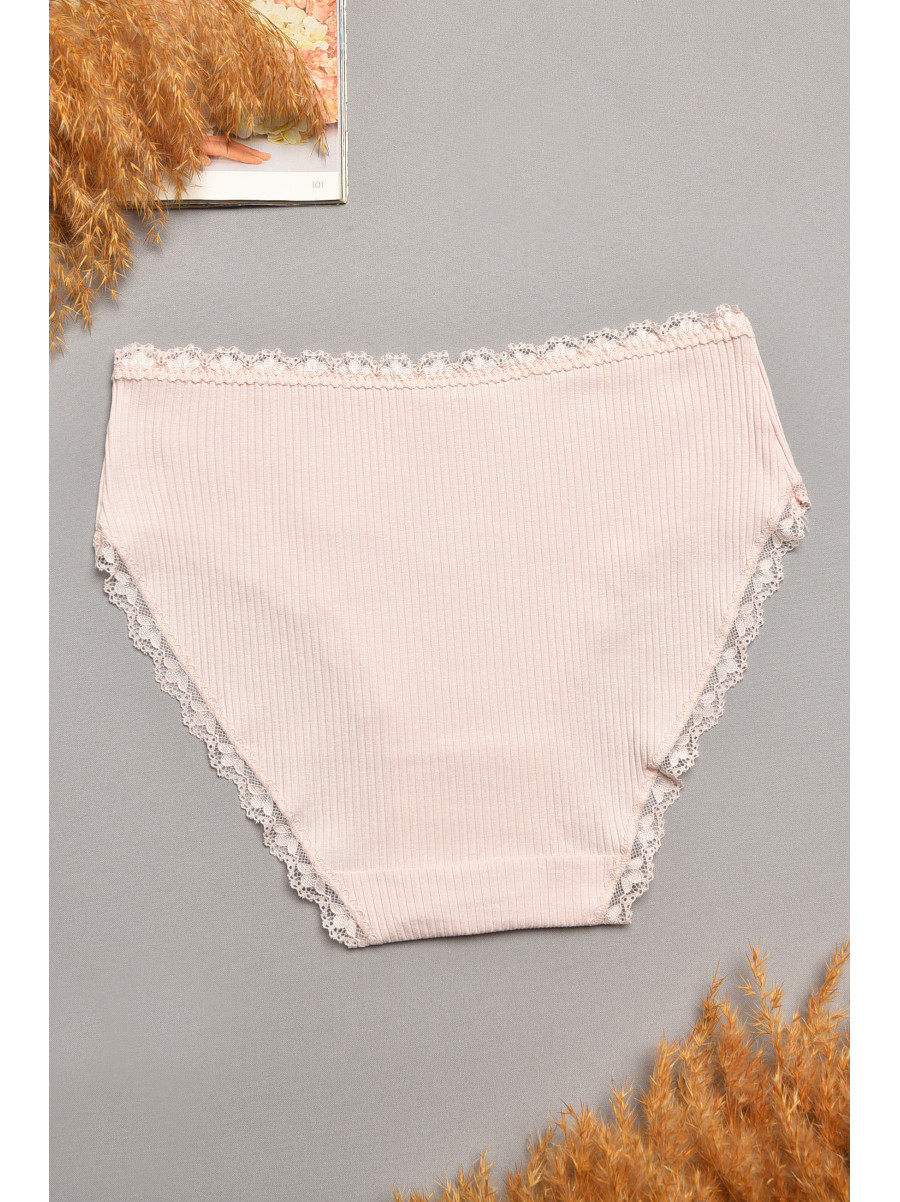 Трусы женские полубатальные пудрового цвета 60128 207880C