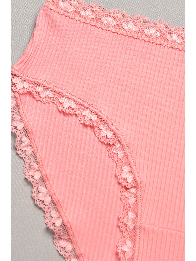 Трусы женские полубатальные розового цвета 60128 207883C